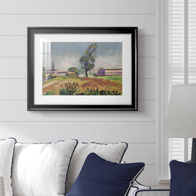 The Garonne River in Toulouse-Henri Matisse-Framed Print with Mat and glass-1899