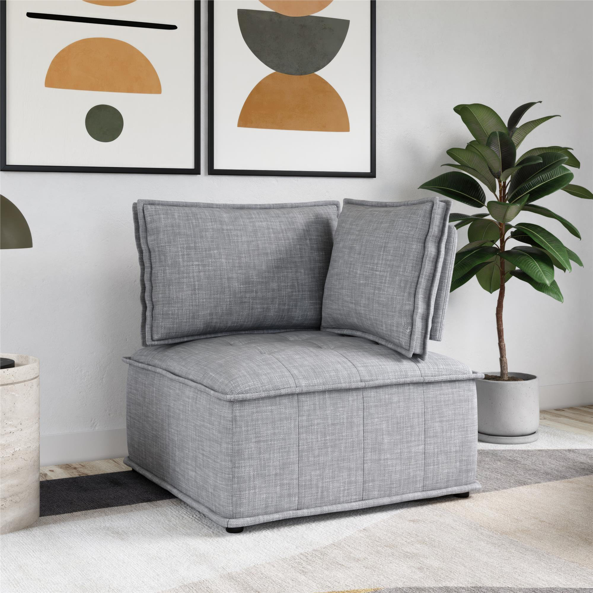 Wade Logan® Arlyle Corner Chair for Modular Sectional Sofa Wayfair Canada