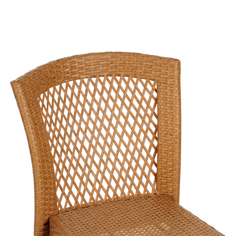 Chaise Farley Stacking Sidechair (excluant la table), Brun clair