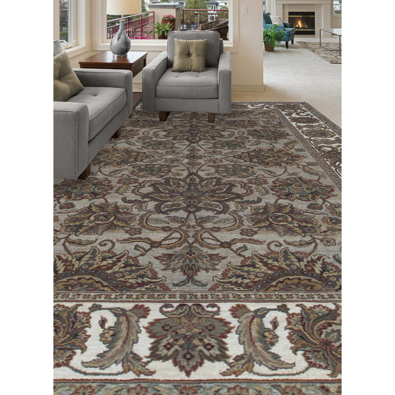 Mountain King Wool Oriental Area Rug, Rectangle 8' x 10'