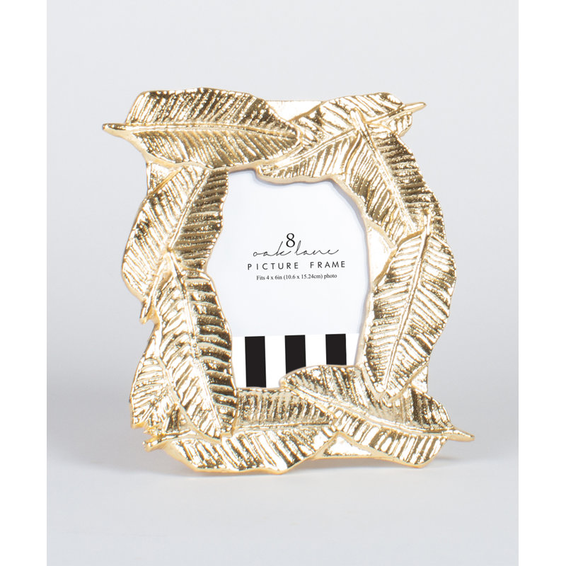 Gold Metal Embossed Picture Frame