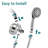 Rain Handheld Shower Head 2.0 GPM GPM-101757895