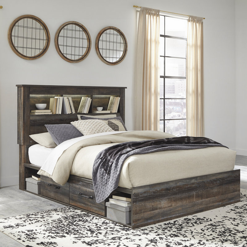 Drystan Bookcase Bed, Queen