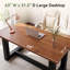Bureau en bois massif de 63 pouces