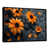 Toile avec cadre flottant noir