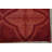 Dhurrie Red Hand Knotted Afghan Wool Area Rug