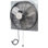 iLIVING ILG8SF24V-T 24 pouces à obturateur de garage pour garage avec ventilateur à obturateur avec thermostat à 2 vitesses et cordon d'alimentation de 6 pieds de long, 24 po - variable, argent