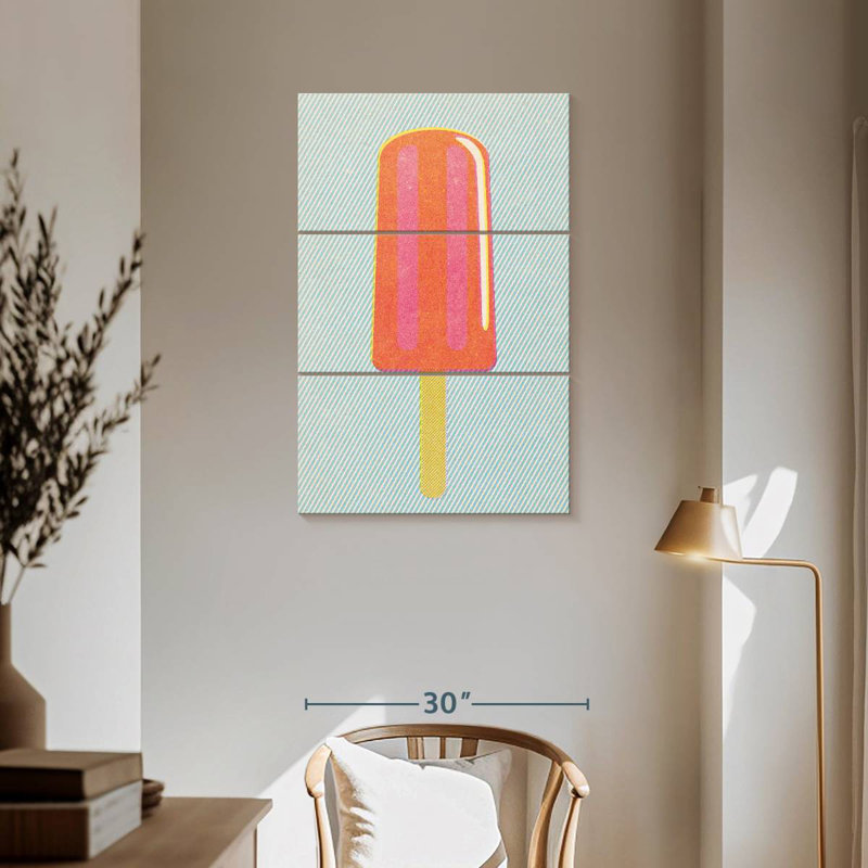 Yarlin Popsicle, 57" H x 36" W
