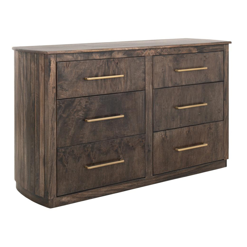 Commode 6 tiroirs Dark Mezquite