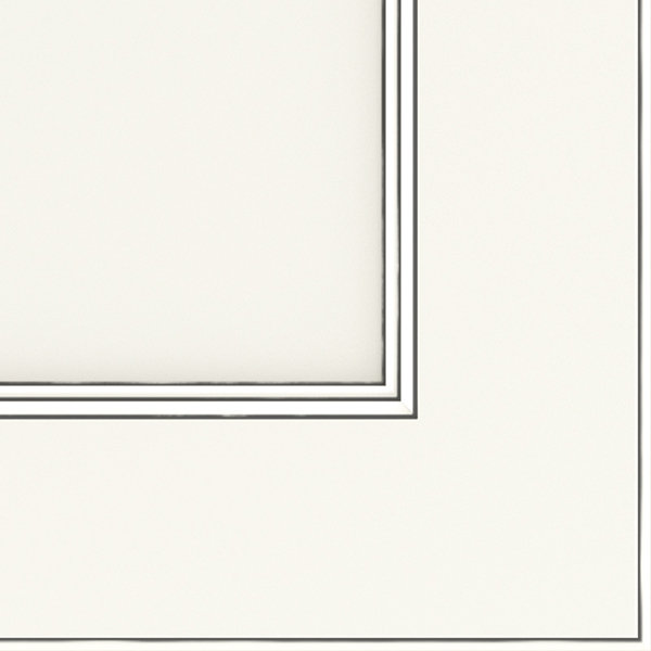 Dwelling Lanning Door Sample, Maple, White w/Onyx Glaze