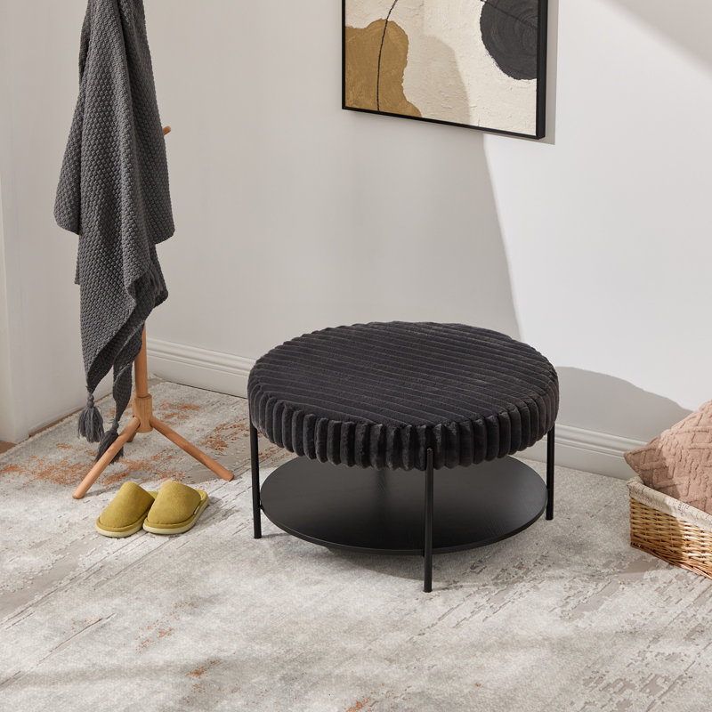 Repose-pieds avec repose-pieds Modern , Gris anthracite
