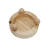 Decorative Round Wood Display Riser, Small Plant Stand, White-104981144