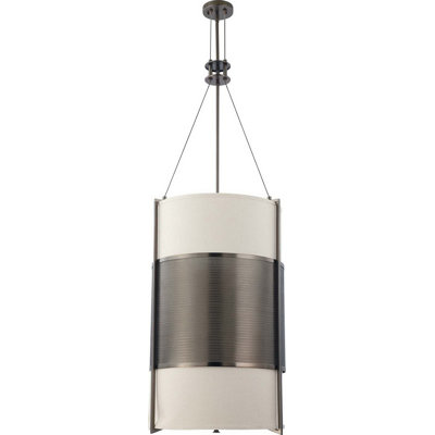 Luminaire suspendu cylindrique simple 6 lumières Kinsella