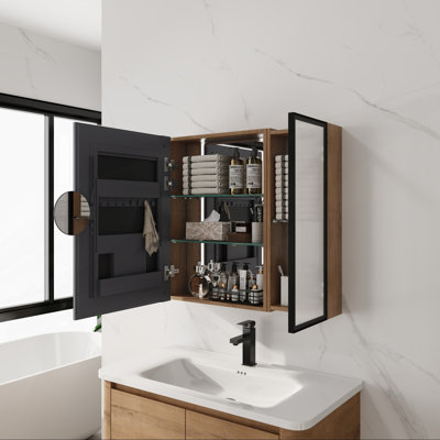 Armoire de toilette murale avec rangement