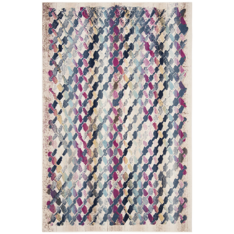 Damon Performance Abstract Rug, Rectangle 3'3" x 5'