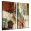 « Abstract » par Tristan Scott-ensemble de 2 reproductions d’art sur toile tendue
