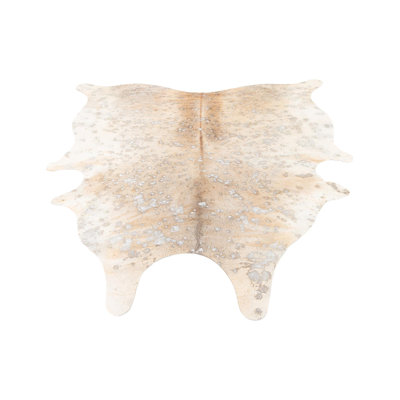 Square Jack Light Brown and Silver Rug