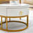 Savick Stone Top Nesting Coffee Table