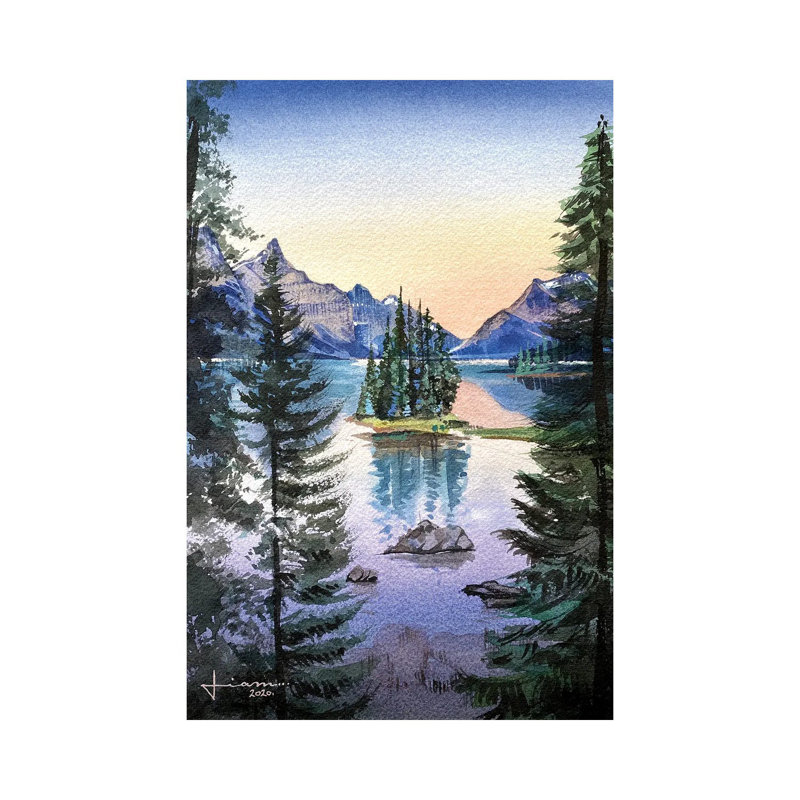 Pine 1 Piece Wrapped Canvas Wall Art, 66.04 cm H x 45.72 cm W x 3.175 cm D