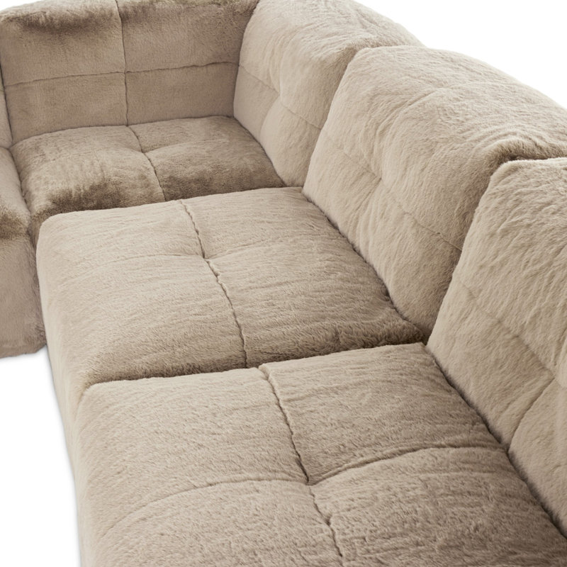 Miles Sectional, Symmetrical, 28.5" H x 125.75" W x 125.75" D