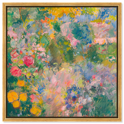 Vintage Flowers "Hues of Happiness I" Print