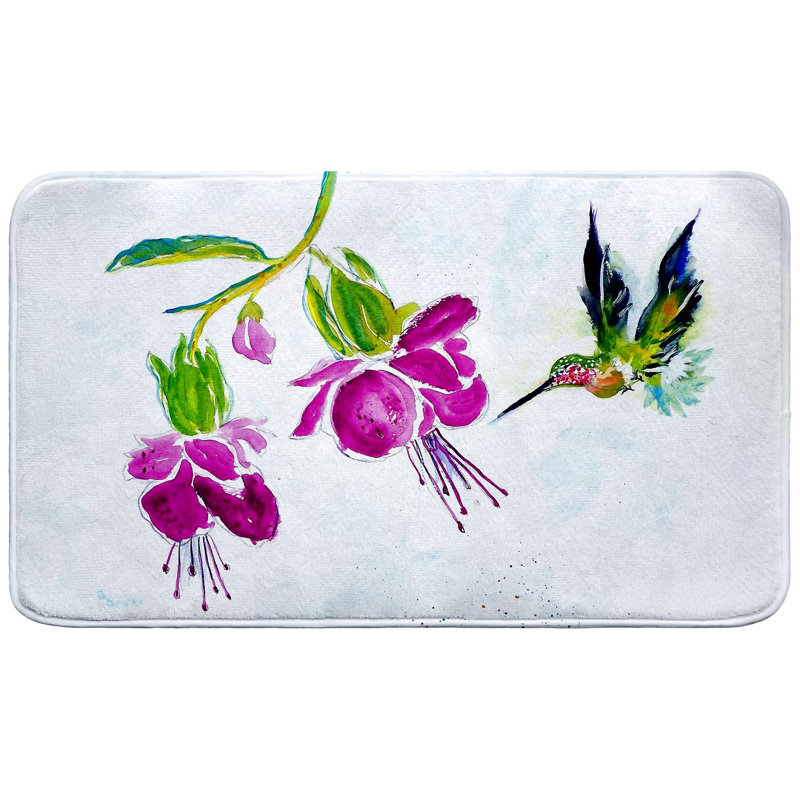 Tapis de bain mauve, Simple - L 18 po x l 30 po