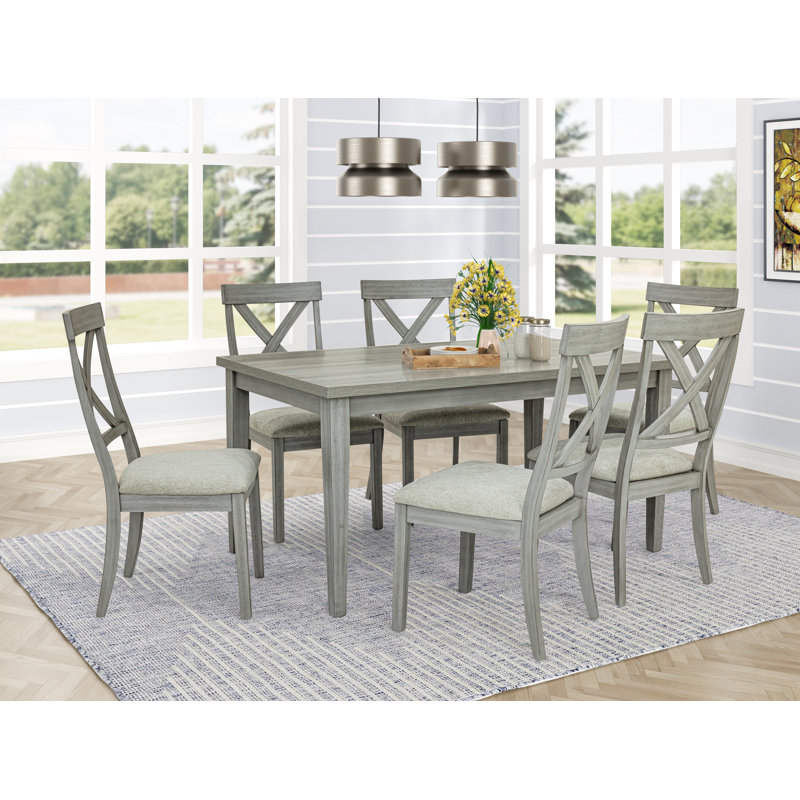 Table rectangulaire de forme grise