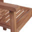 Chaise de terrasse en teck Kratzerville