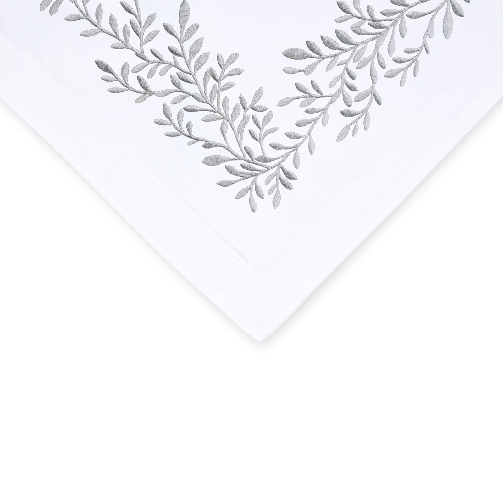 Avie Cotton Sham Set, Gray