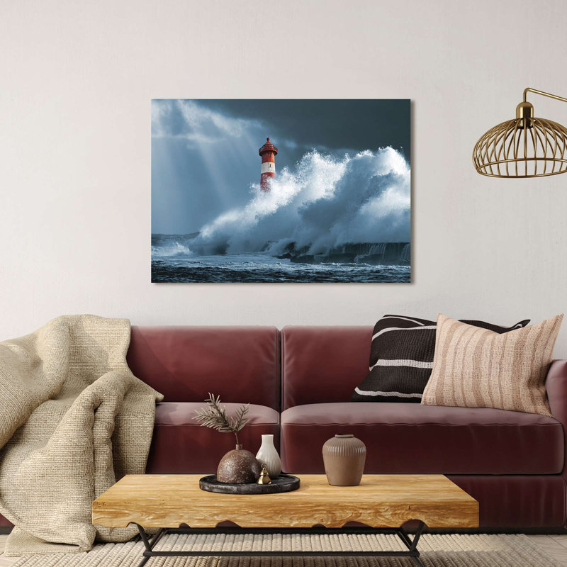Pangea Images - Wrapped Canvas Print, Blue/Grey, 40cm H x 60cm W