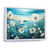 White Floater Framed