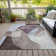 Machine Washable Indoor/Outdoor Xhevrie Brown Rug