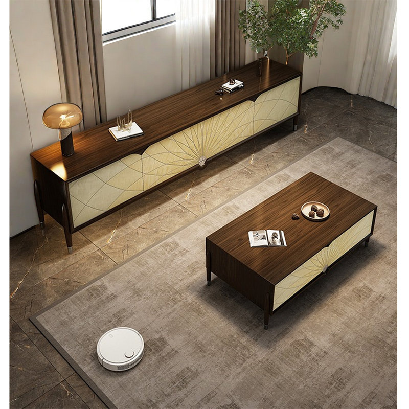 Ensemble de table basse et de meuble télé 2 pièces