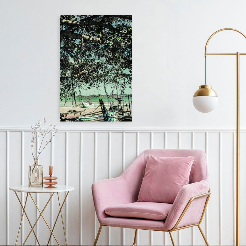Art contemporain Art paisible et paisible, H 24 po x l 16 po