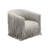 Faux Leather Swivel Barrel Chair-1581498366