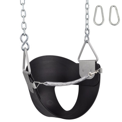 Highback Half Swing Seat with 8.5 Ft. Coated Chains
