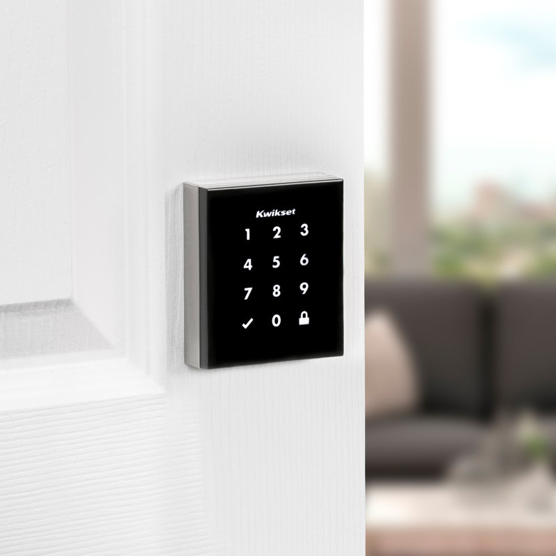 Obsidian Keyless Entry Electronic Touchscreen Deadbolt, Satin Nickel