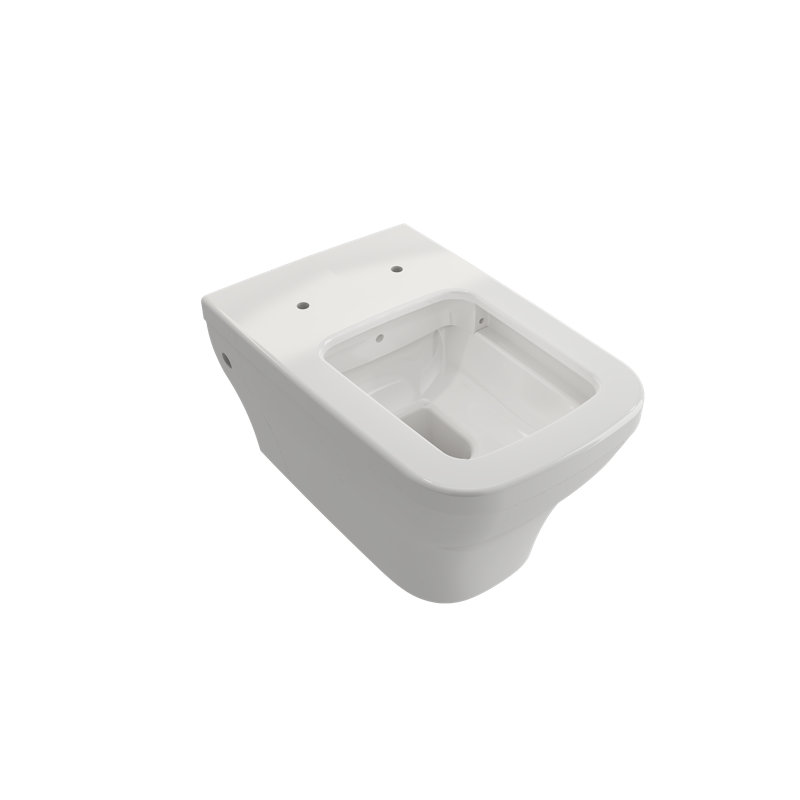 Firenze Wall-Hung Toilet Bowl, White