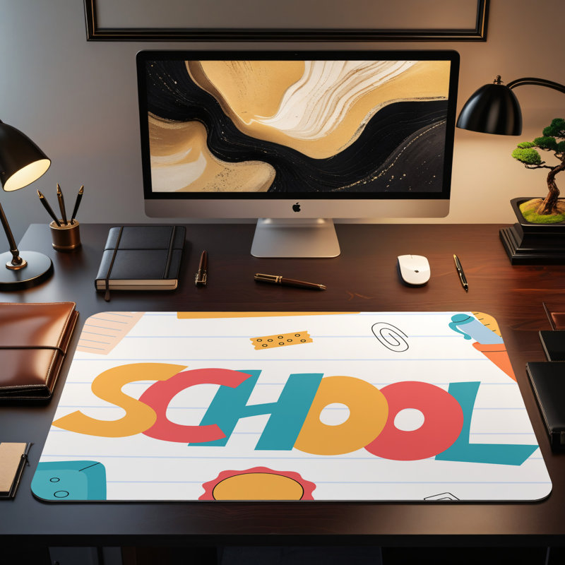 Polyester Desk Pad, 23.6x13.8