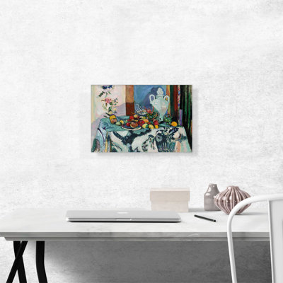«Blue Still Life 1907» par Henri Matisse, reproduction d'art sur toile tendue