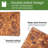 BEEFURNI Teak Wood End Grain Cutting Board-86163873