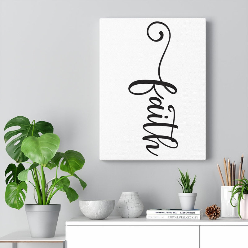 Faith - Wrapped Canvas Print, 36cm H x 28cm W