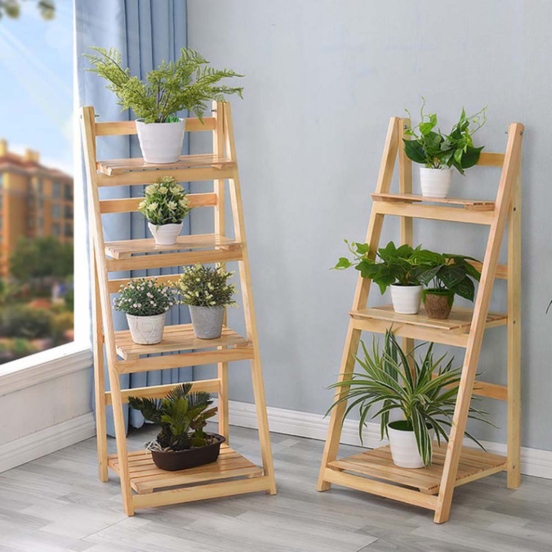 Hinkson Plant Stand, Oak, 113cm H x 35cm W x 42cm D