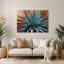 «Southwestern Plants Century Plant 154», art mural en métal gris-1695999375