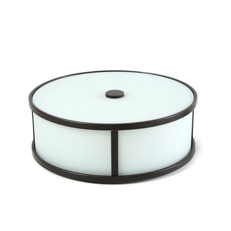 Dakota Flush Mount from Generation Lighting , Espresso