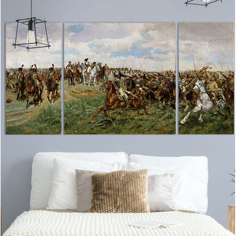 Une « bataille of friedland » de qualité supérieure, reproduction d’image multi-pièces sur toile