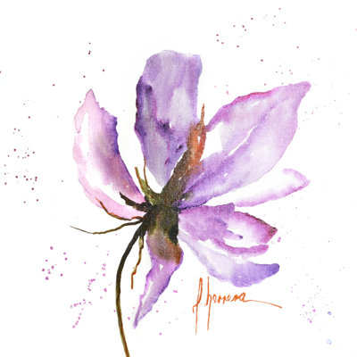 Bold Floral IV by Leticia Herrera - Wrapped Canvas Painting