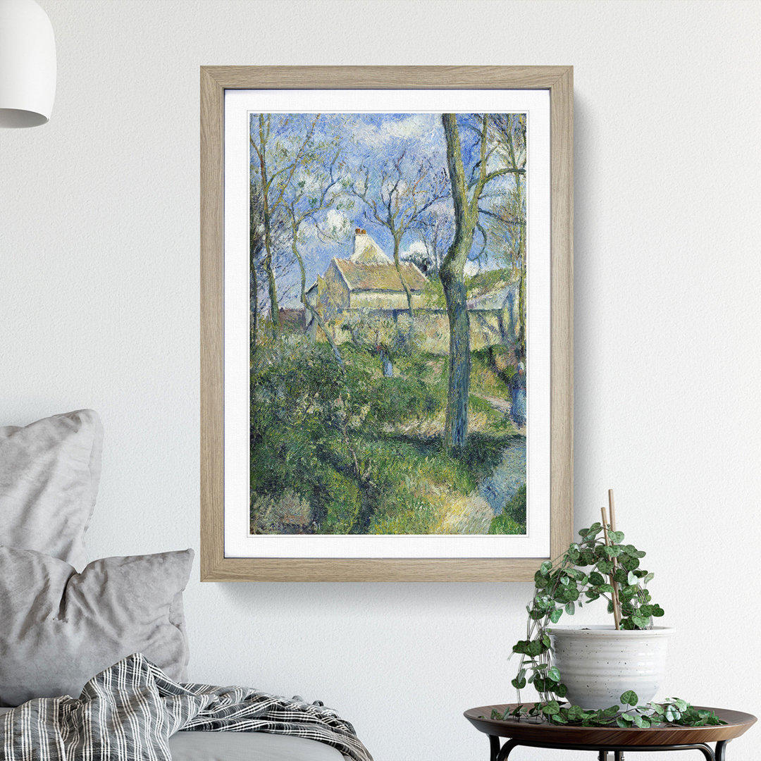 The Path to Les Pouilleux by Camille Pissarro - Picture Frame Painting