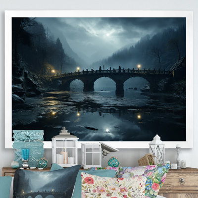 «Blue Bridge In Silence I», impressions d'art mural