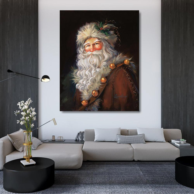 Art sur toile tendue, Lark Manor ™ Comish, Susan, Woodland Santa, H 45 po x l 36 po